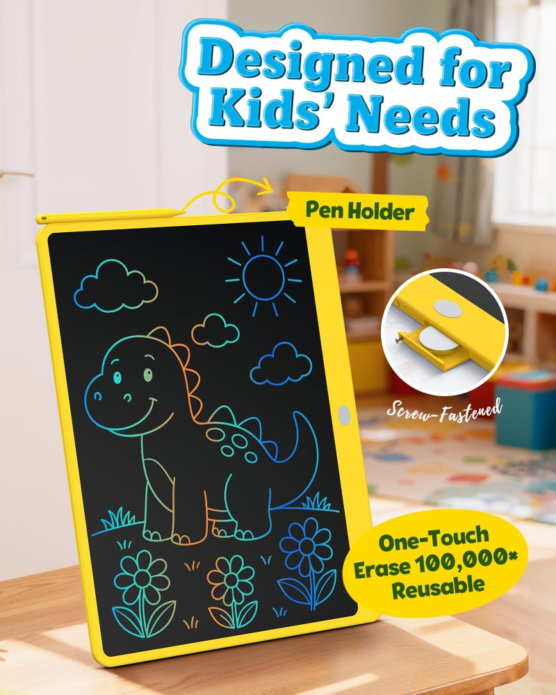 bravokids وسادات دودل مقاس 16 بوصة باللون الأصفر الداكن - Image 4